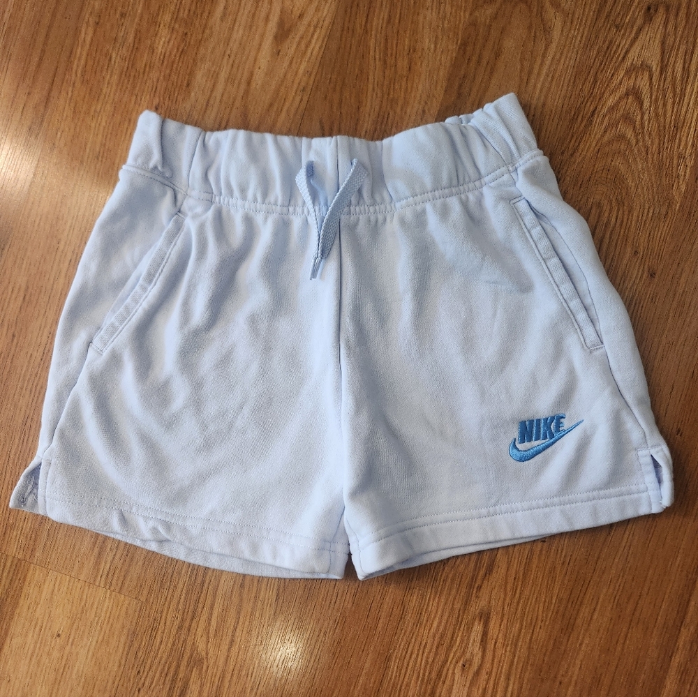 Nike Light Blue Athletic Shorts Girls Size L